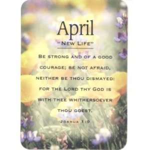  April   Meaning of April   Name Cards with Scripture  Pack 