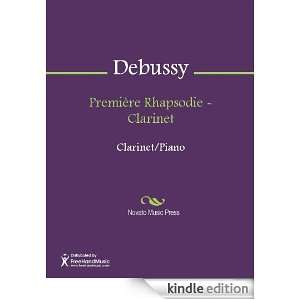 Premiere Rhapsodie   Clarinet Sheet Music Claude Debussy  