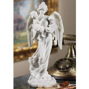  In the Arms of an Angel Bonded Marble Statue