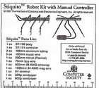 Stiquito Robot Kit With Manual Controller by James M. Conrad (2002 
