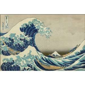  Great Wave Off Kanagawa, Japan c.1832   24x36 Poster 