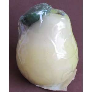  Citronella Scented PEAR Shape CANDLE Approx. 5 T x 3 1/2 