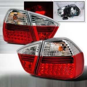  2005 2008 Bmw 3 series 3 Series E90 Led Tail Lights Red 