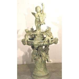  Metropolitan Galleries SRB30198 5 Cupid Fountain Bronze 