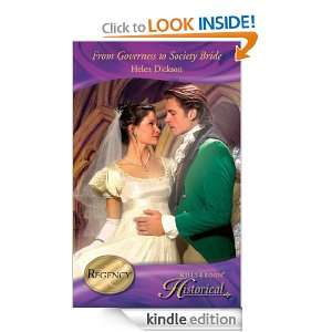 From Governess to Society Bride (Mills & Boon Historical) Helen 