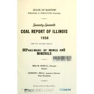 Coal Report Of Illinois Illinois. Dept. Of Mines And Minerals  
