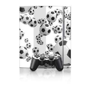  Soccer Balls Design Protector Skin Decal Sticker for PS3 Playstation 
