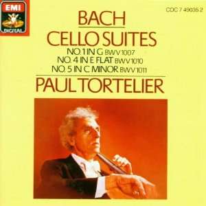  Cello Suites 1,4 & ,5 Bach, Tortelier Music