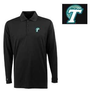  Tulane Long Sleeve Polo Shirt (Team Color) Sports 