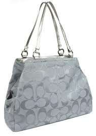coach gabby new with gift receipt signature jacquard xl tote coach
