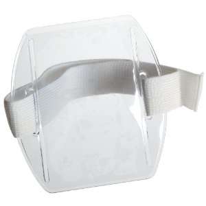 Menda 35061 Arm Badge Holder with White Band, 2 3/8 Width x 3 3/8 
