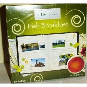 Timothys Irish Breakfast Pure Ceylon Tea   100bags  
