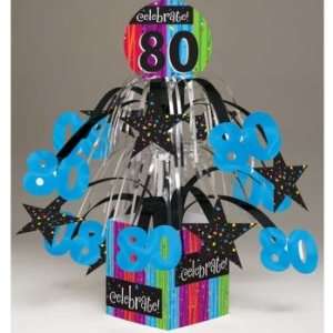   Celebrations 80th Birthday Mini Cascade Centerpiece