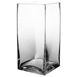  10 Tall Square Glass Vase Explore similar items