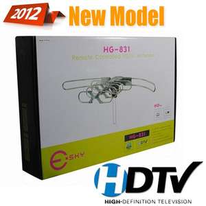 Esky Remote controlled HDTV Outdoor Antenna UHF/VHF 360°Rotation US 