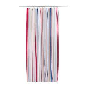    Baven Light Colored Striped Shower Curtain 