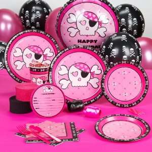  Pink Skull Standard Party Pack Party Supplies Toys 