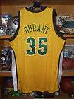 KEVIN DURANT SEATTLE SUPERSONICS SONICS AUTHENTIC ADIDAS JERSEY 48 