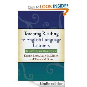 Teaching Reading to English Language Learners Kristin Lems  