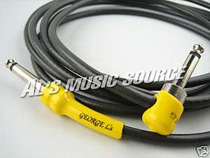 George Ls Black .225 instrument cable 10 FT yell caps  