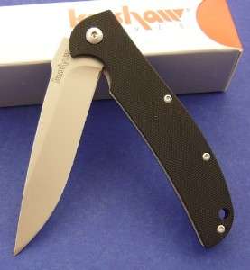 Kershaw Chill G 10 Black Linerlock Knife New  