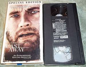 Cast Away (VHS, 2001, Special Edition) 024543024439  