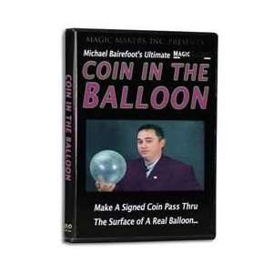  Coin Thru Balloon   Instructional Magic DVD   Bonus Tricks 