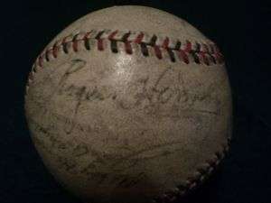 1931 Cubs Rogers Hornsby JSA Autographed Baseball  
