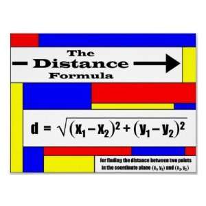  Distance Formula Print