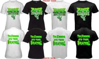 Plants vs. Zombies Tower Defense Video Game T shirt  