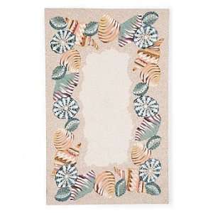  Off White and Whites Border Outdoor Area Rug   Frontgate 