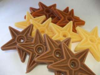 You will receive 12 Iron Star Tarts that measure approx. 3 across.
