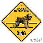 Bouvier des Flandres Dog Crossing Xing Sign New Made in USA