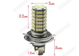 120 LED 3528 SMD H4 White Fog Driving Parking Light Lamp Bulb DC 12V 
