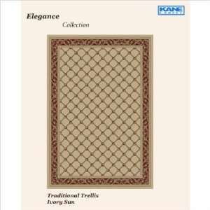  Carpet 7701/05 Elegance Traditional Trellis Ivory Sun Oriental Rug 