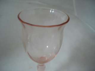 pink depression shot glass  