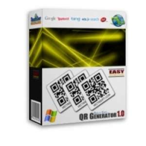 Really Easy QR Code Generator Software on CD  