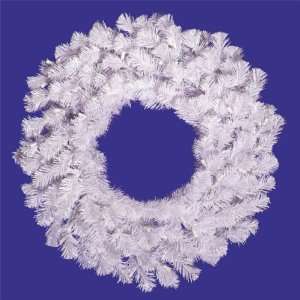  2 ft. PVC Christmas Wreath   Crystal White   110 Tips 