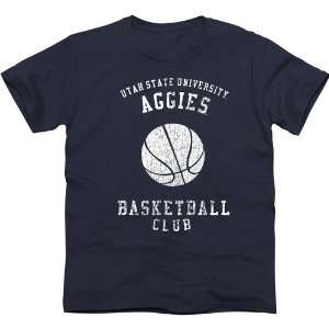  Utah State Aggies Club Slim Fit T Shirt   Navy Blue 