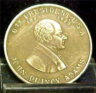 John Quincy Adams 6th President(1825 1829)Commemorative Token  9004 