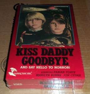 Big Box Horror VHS Monterey Home Video KISS DADDY GOODBYE Fabian Forte 