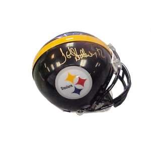  Autographed Jack Lambert Pittsburgh Steelers Mini Replica 