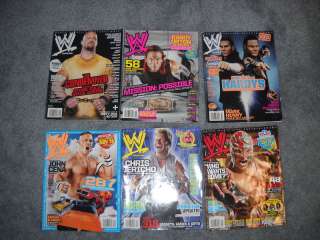 Lot of 18 WWE Magazines EUC  