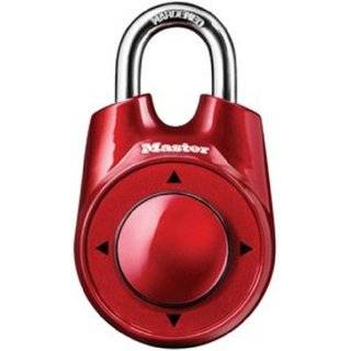 Master Lock 2075DAST Sphero Combination Lock, Light Blue, Red, Purple 