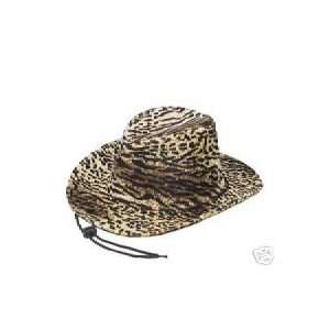    Faux Fur Leopard Print Velvet Cowgirl Cowboy Hat Toys & Games