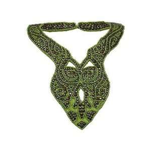  AKT Tyranny on the Nile Chartreuse Neckpiece Jewelry