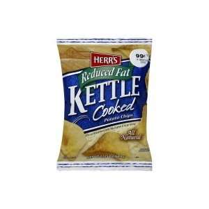  Herrs Kettle Cooked Potato Chips, Reduced Fat, 2.125 oz 