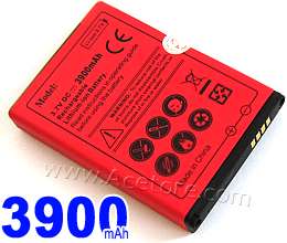3900mAh High Extended Battery+Hard Cover 4 Boost Mobile/Sprint LG 