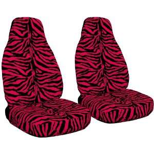   Red seat covers for a 2006 to 2011 Chevrolet HHR with 2 armrest covers