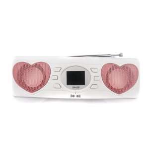  Cute Portable USB Rechargeable Speakers with FM Radio/SD 